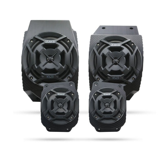 Yamaha Grizzly (07–15) Bluetooth LED ATV Surround Sound System