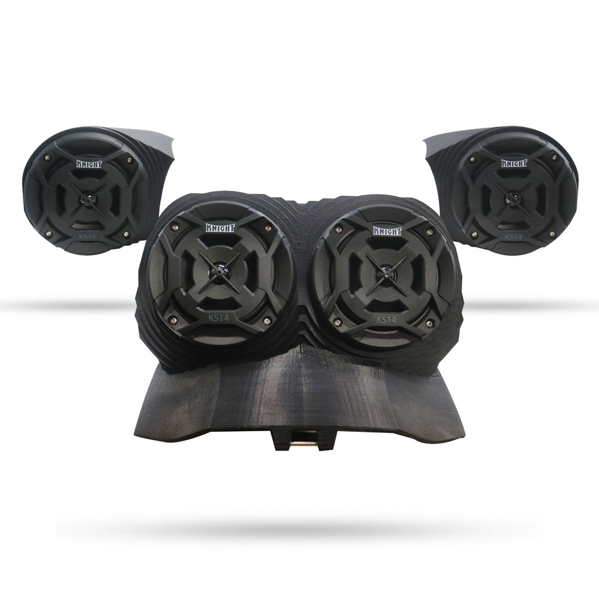 Can-Am Ryker Quadzilla, Double 4" Hood Speaker, 4" Side Pod Speakers with Bluetooth Amp