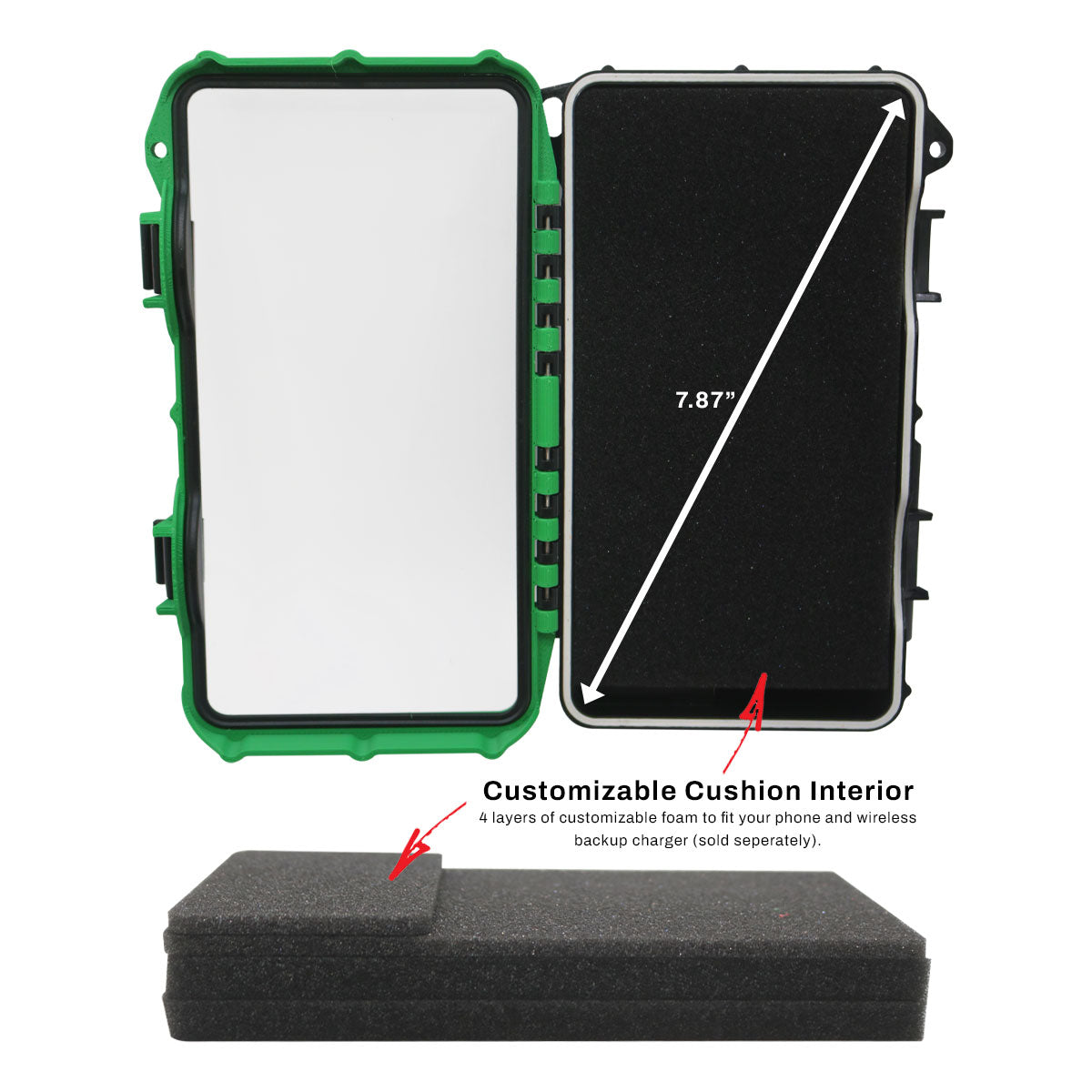 First Version - Phone Holder SafeBox with Flat Mount