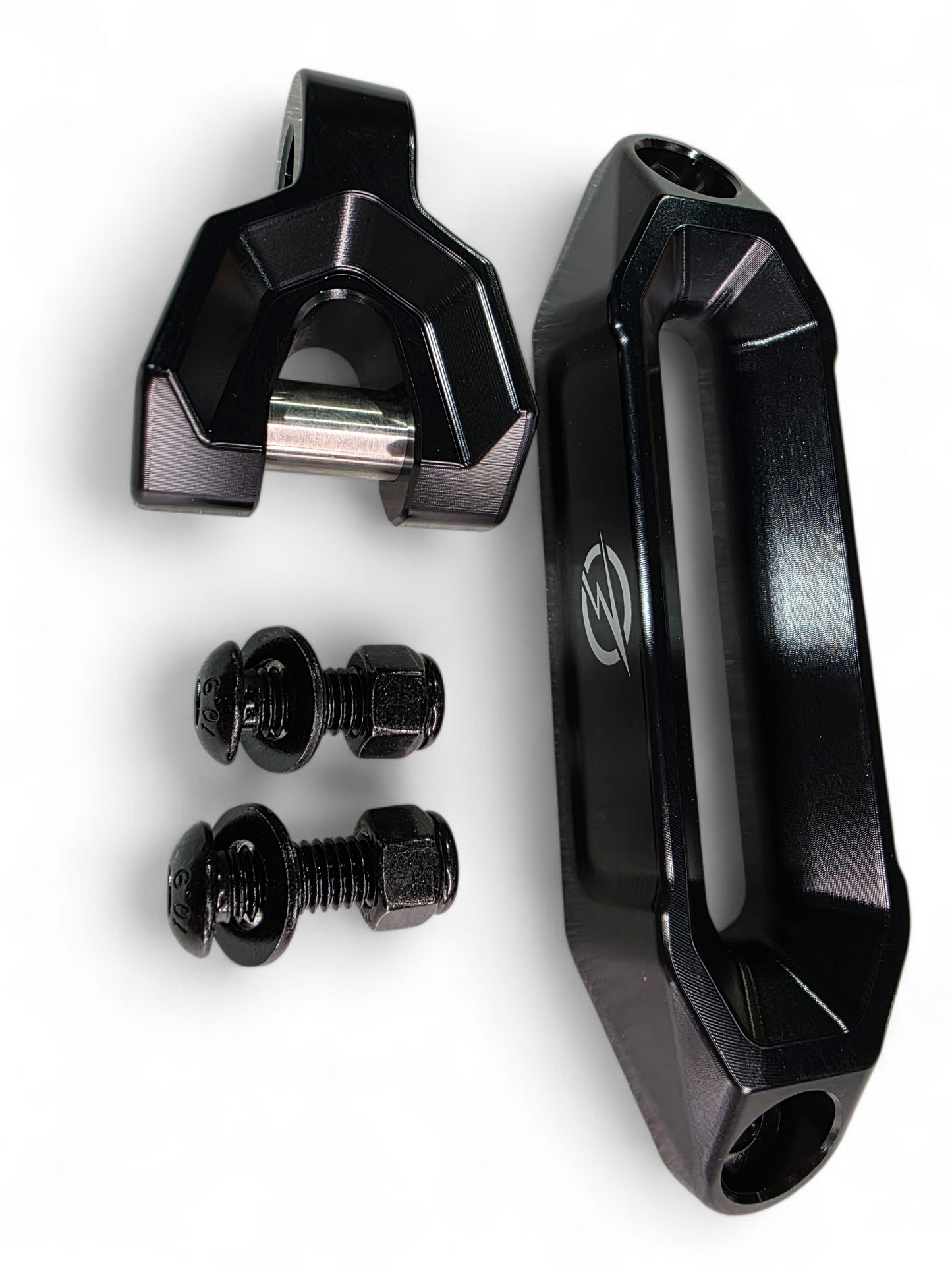 Elektric Offroad Designs UTV Winch Fairlead and Hook (Black) - WFL110001
