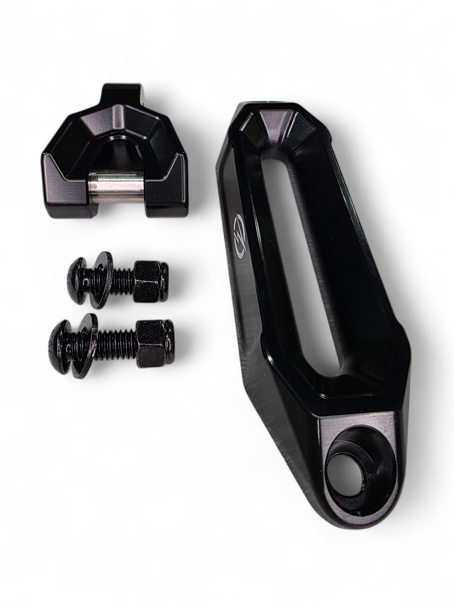 Elektric Offroad Designs UTV Winch Fairlead and Hook (Black) - WFL110001