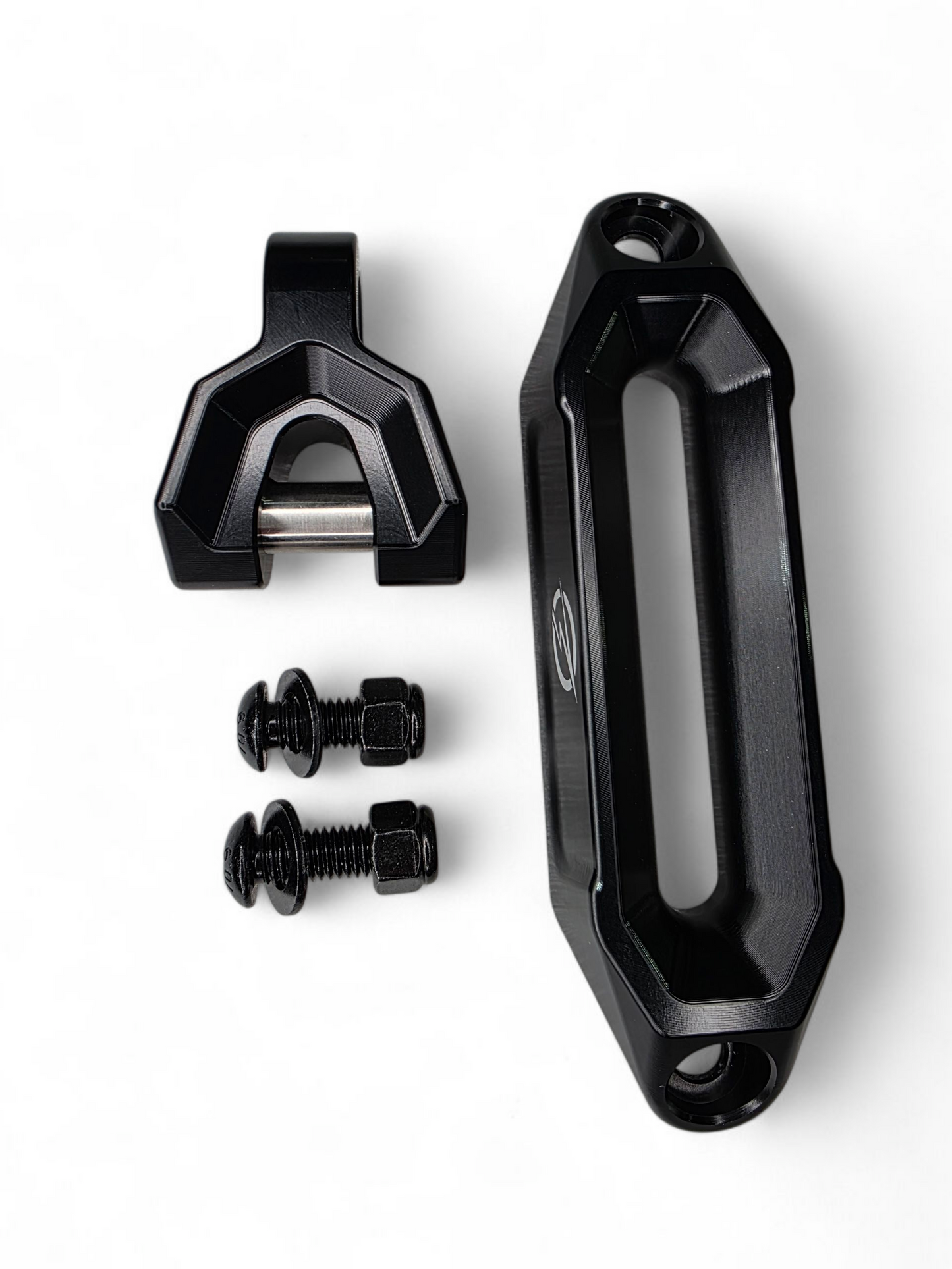 Elektric Offroad Designs UTV Winch Fairlead and Hook (Black) - WFL110001