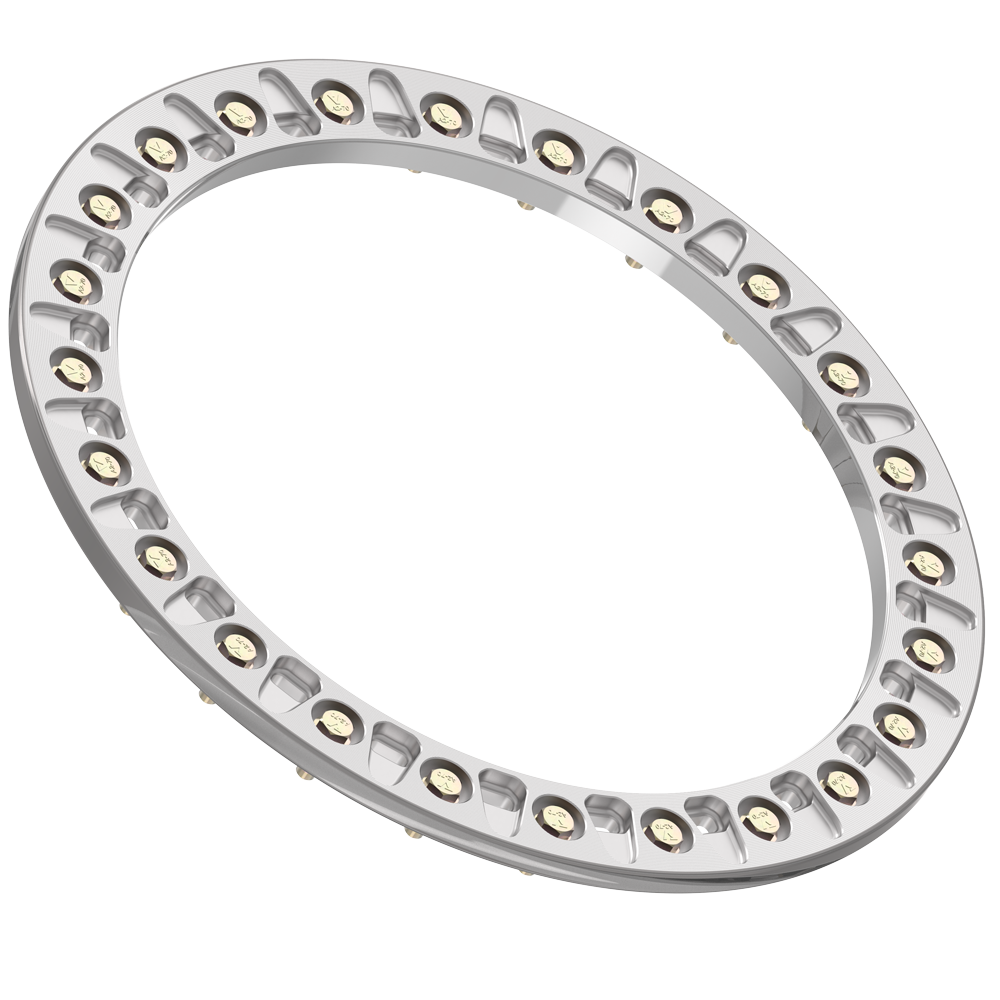 VO Dealer Portal 15" Vbr30 Beadlock Ring - Raw Machined - VO Dealer Portal