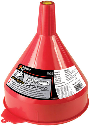 Plastic Funnel 2 Qt. - W54276 | PT