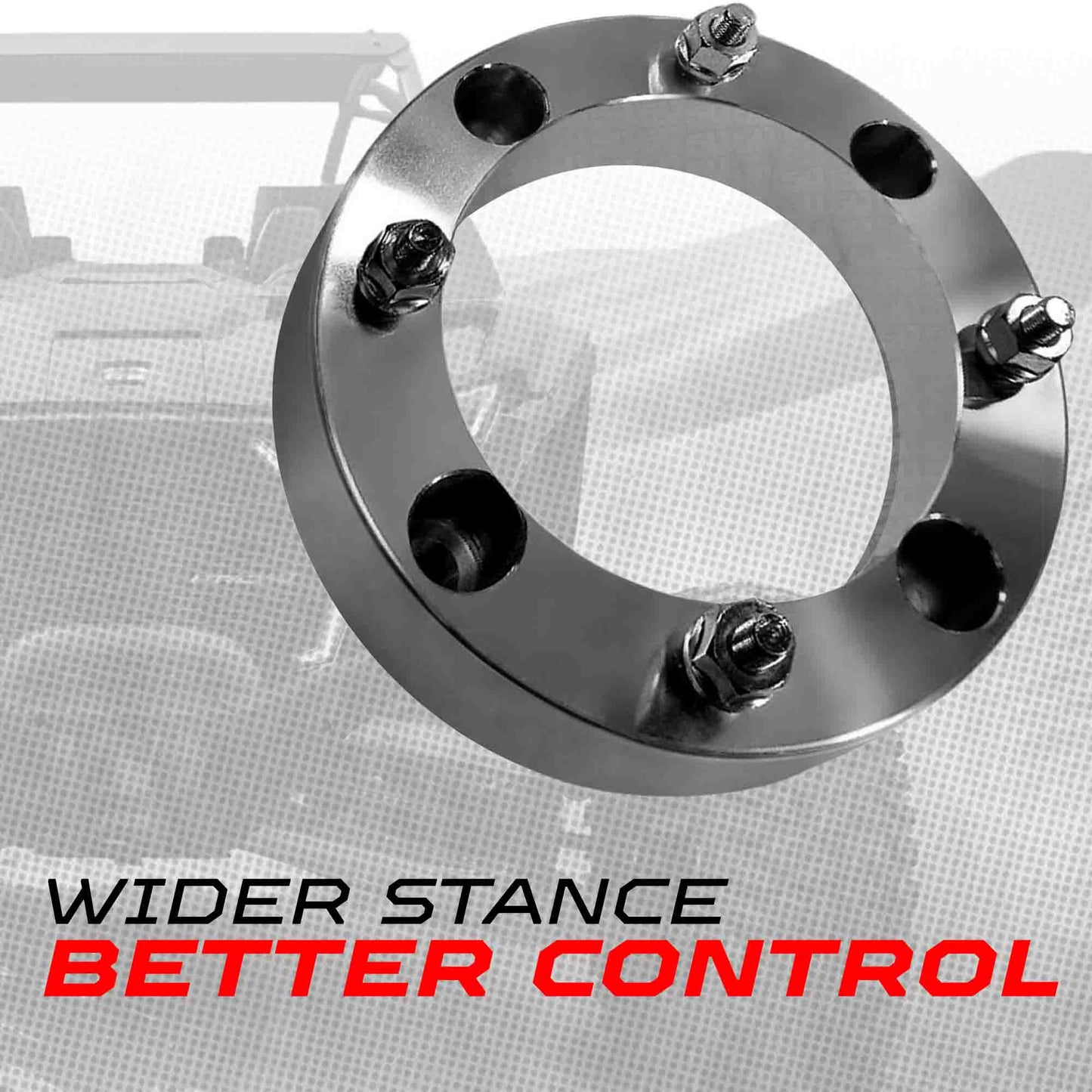 2019+ YXZ1000R Wheel Spacer 4x156 - 12x1.25 Studs