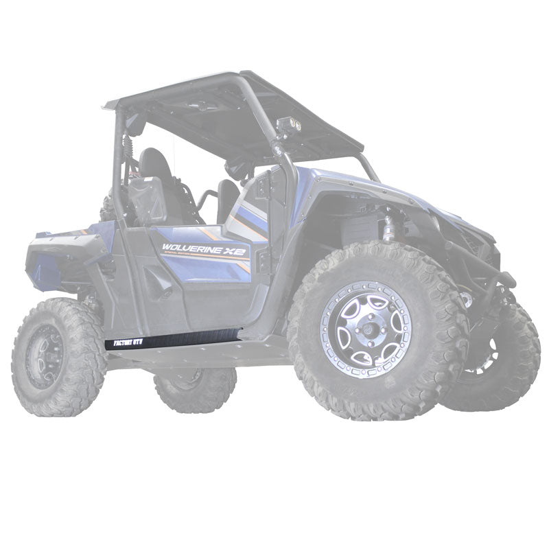 Factory UTV Yamaha Wolverine X2 & X4 UHMW Rock Sliders - Factory UTV