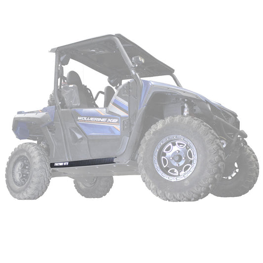 Factory UTV Yamaha Wolverine X2 & X4 UHMW Rock Sliders - Factory UTV