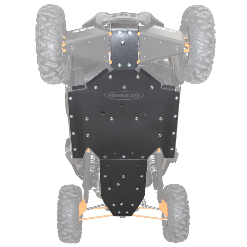 Factory UTV Polaris RZR XP 1000 & XP Turbo UHMW Skid Plate - Factory UTV