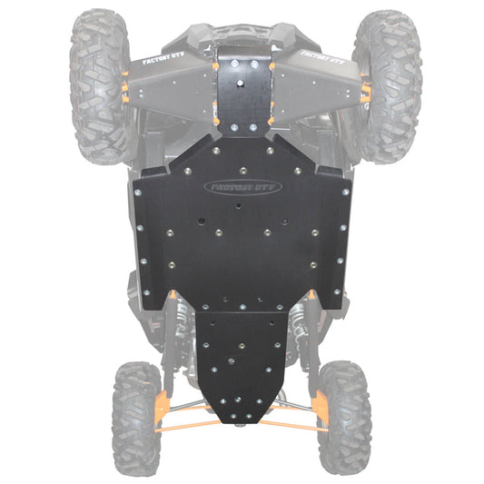 Factory UTV Polaris RZR XP 1000 & XP Turbo UHMW Skid Plate - Factory UTV
