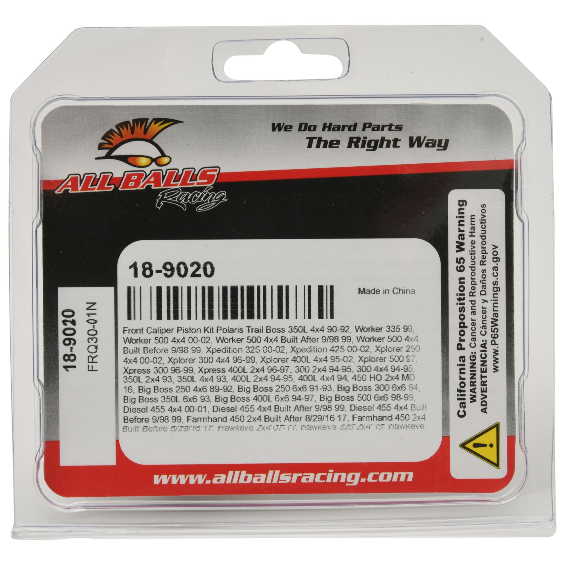 All Balls Brake Caliper Piston Kit — MPN 18-9020