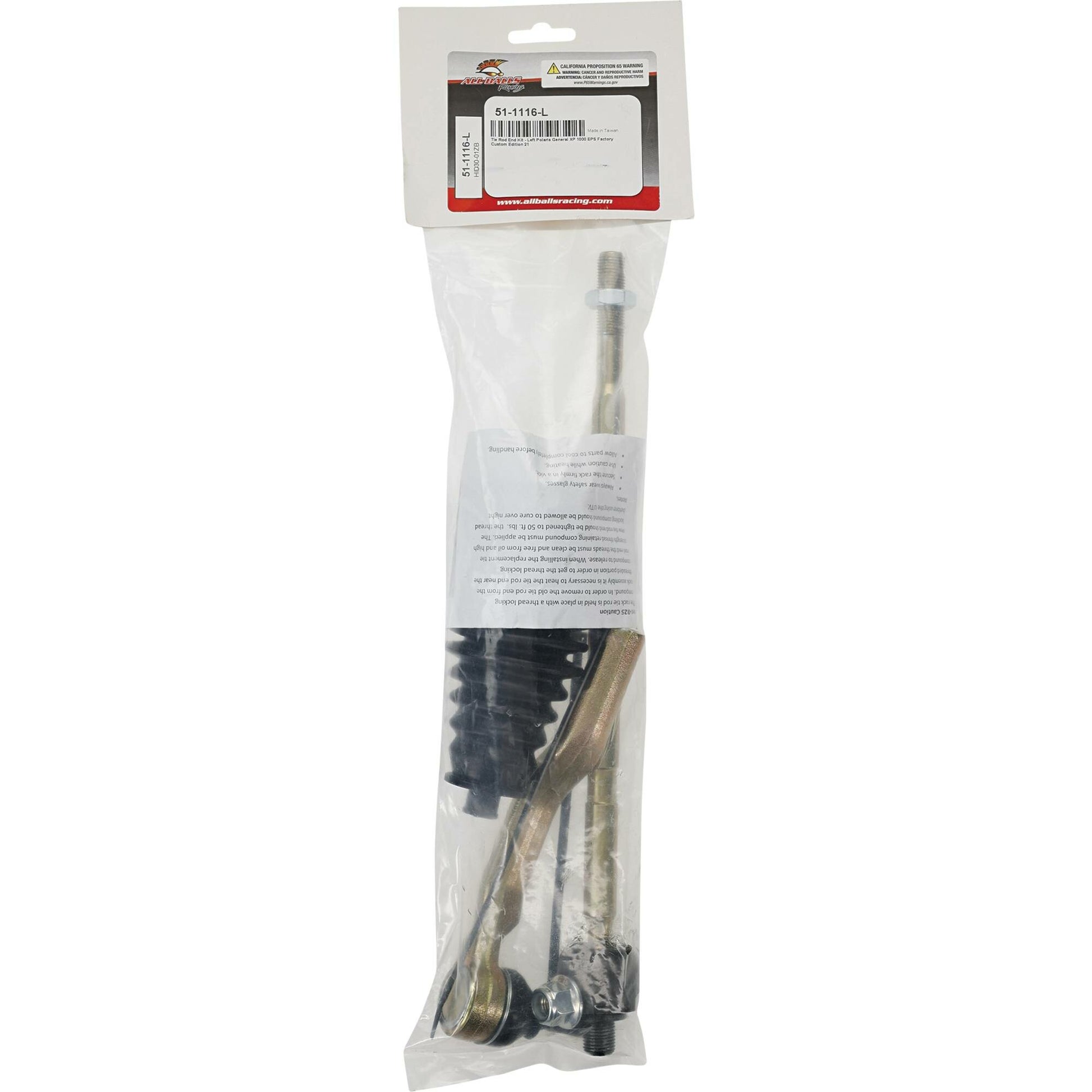 All Balls Rack Tie Rod Kit — MPN 51-1116-L
