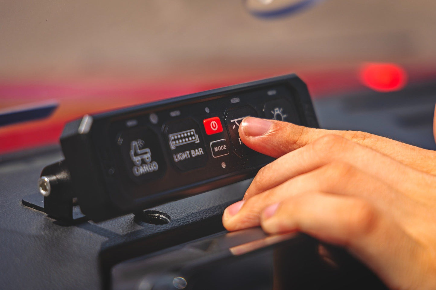 4 Gang Switch Panel | RGB Backlit Buttons | Multifunction Modes