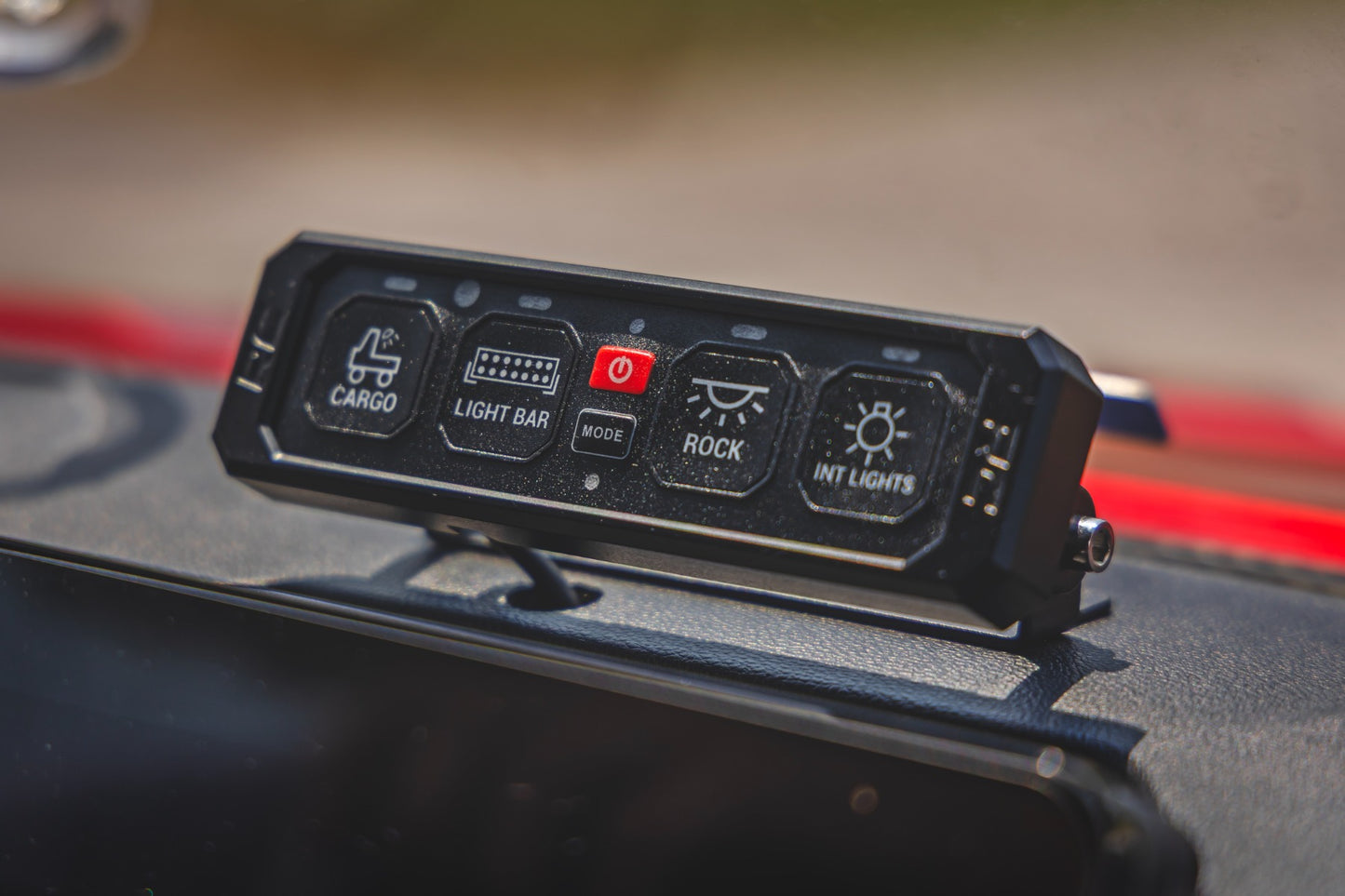 4 Gang Switch Panel | RGB Backlit Buttons | Multifunction Modes