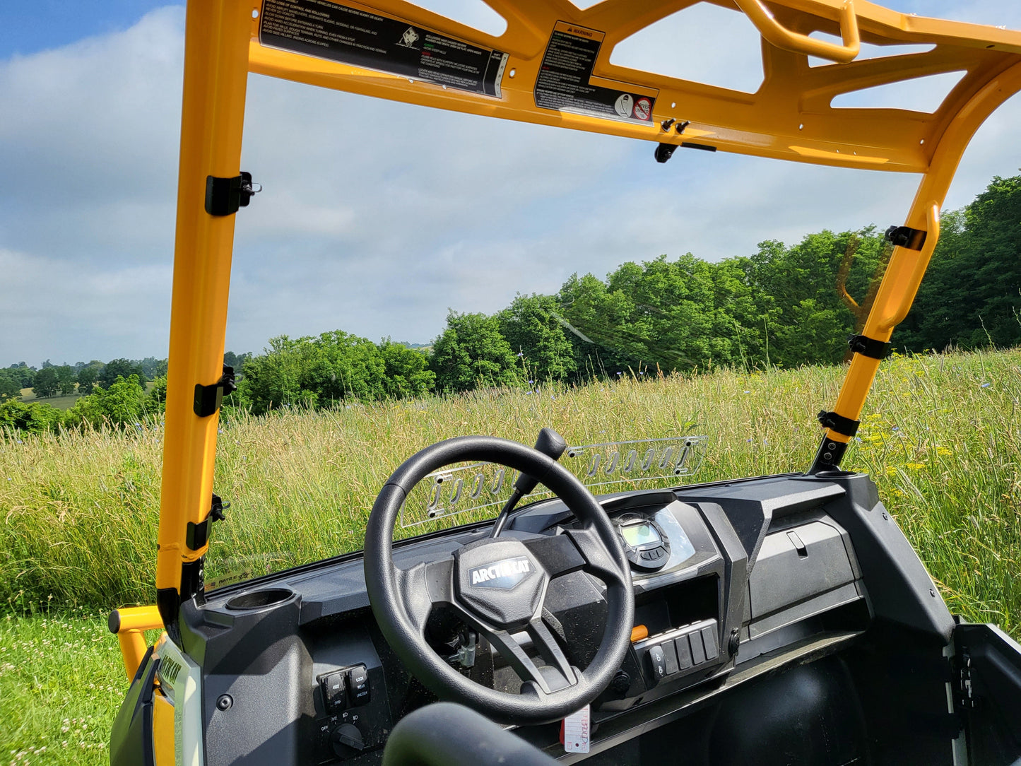 Arctic Cat Prowler PRO Crew - 1 Pc Scratch-Resistant Windshield