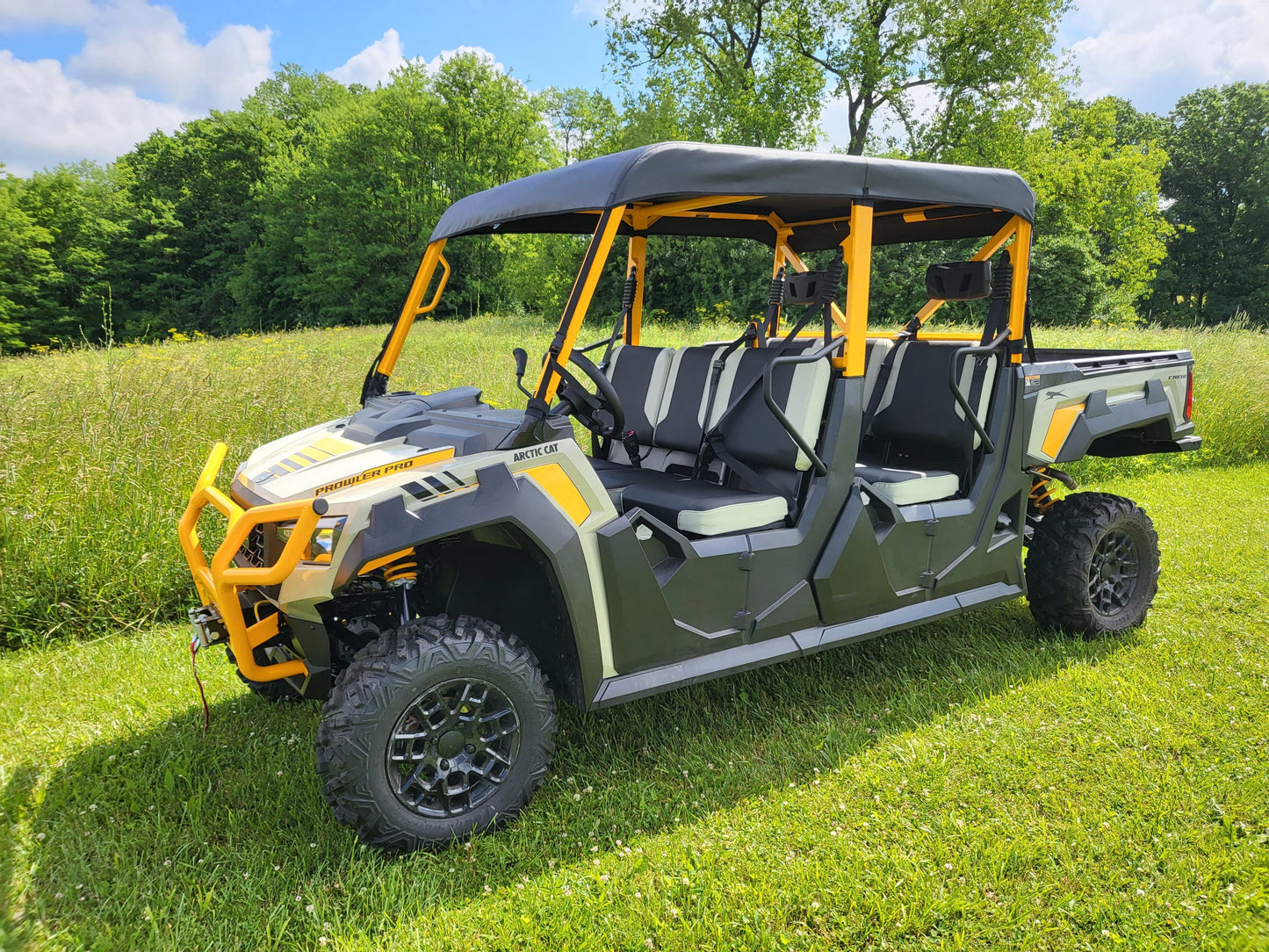 Tracker Off Road 800SX Crew - Soft Top for Ha (TRKPRC-TCF-BLK) - 3 Star UTV
