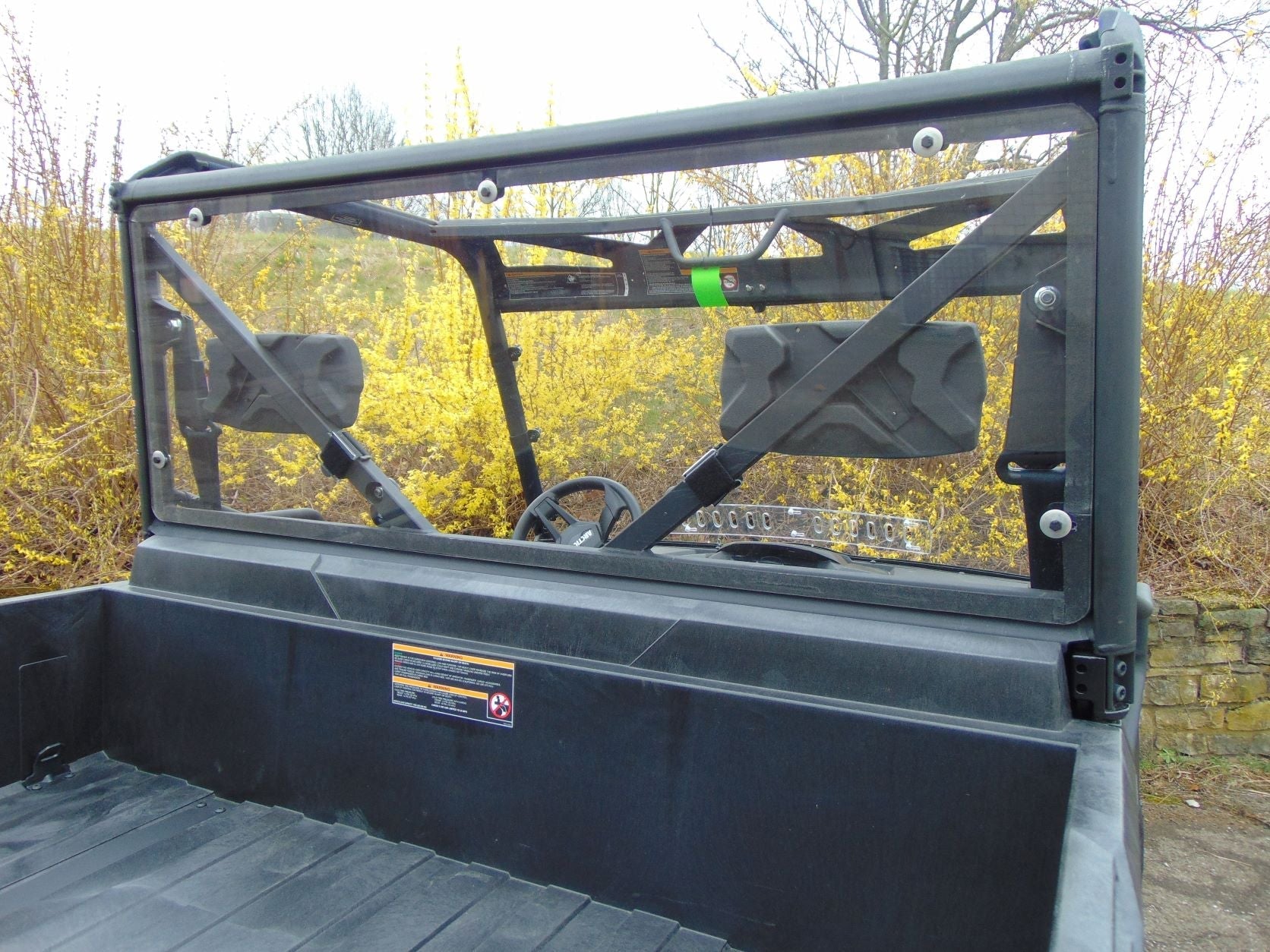 Tracker Off Road 800SX - 1-Piece Lexan Back P (TRKPRO-LBK-CLR) - 3 Star UTV