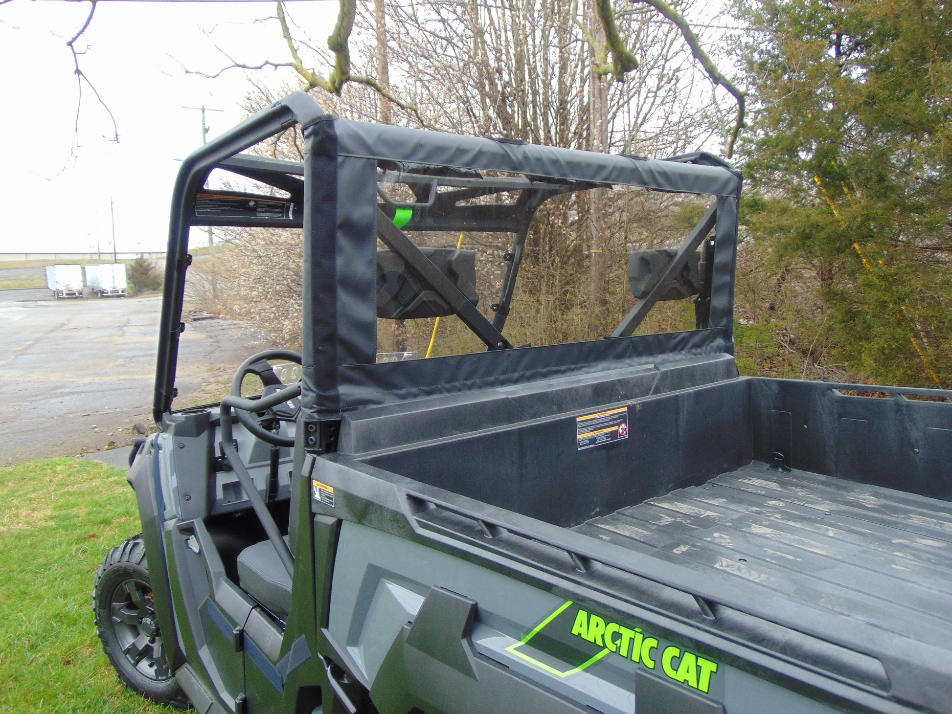 Arctic Cat Prowler PRO - Soft Back Panel (ARTPRO-BCK-BLK) - 3 Star UTV