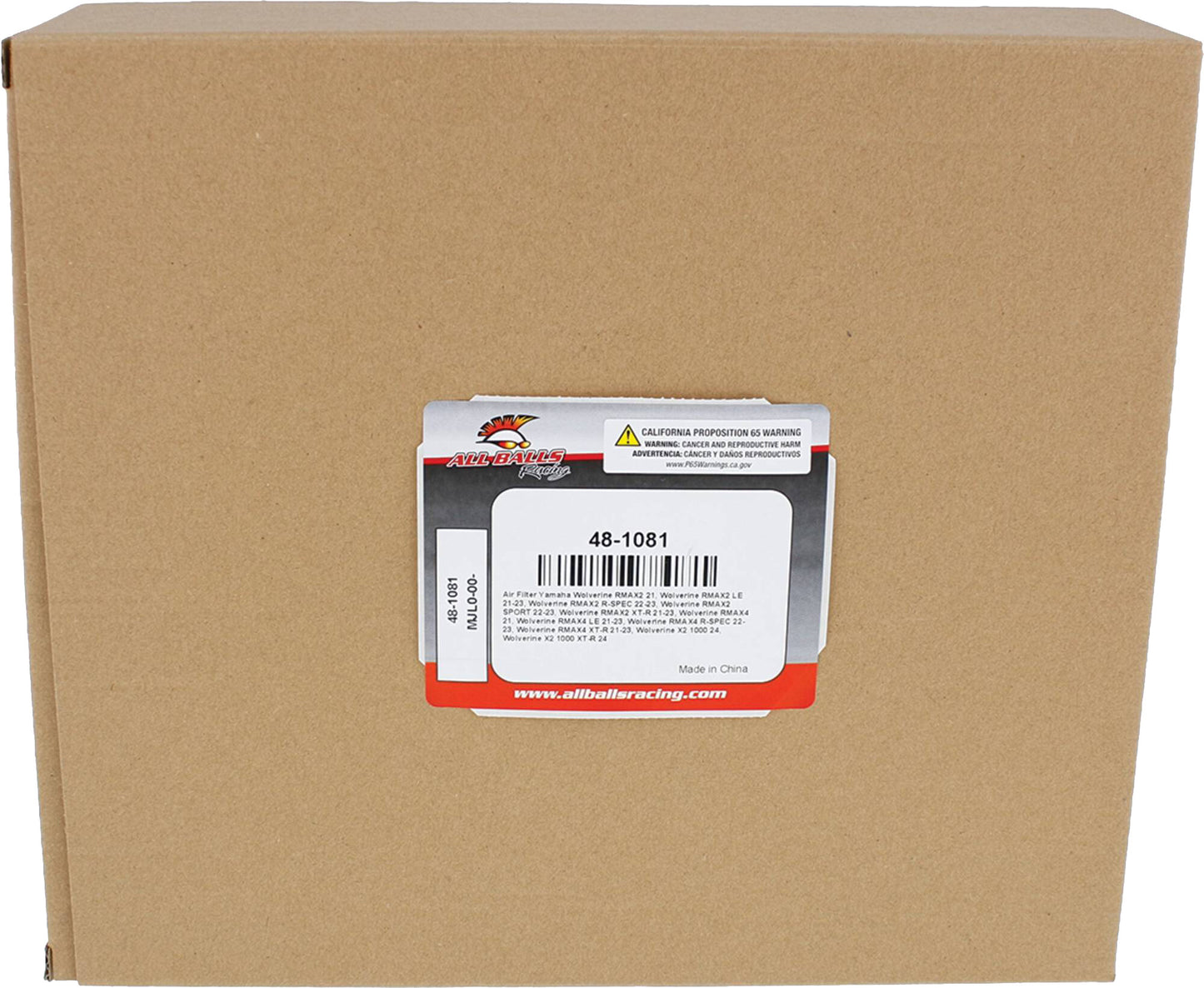 All Balls Air Filter Kit — MPN 48-1081