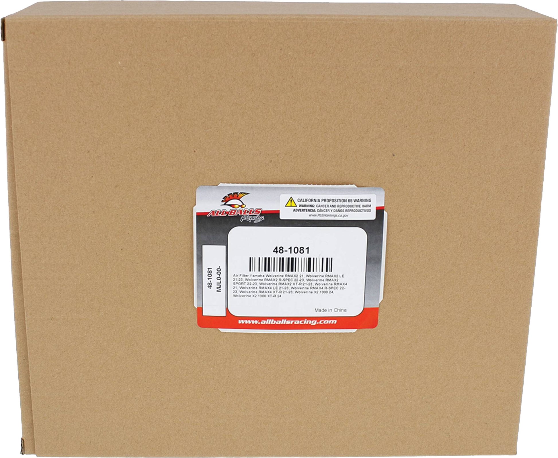 All Balls Air Filter Kit — MPN 48-1081