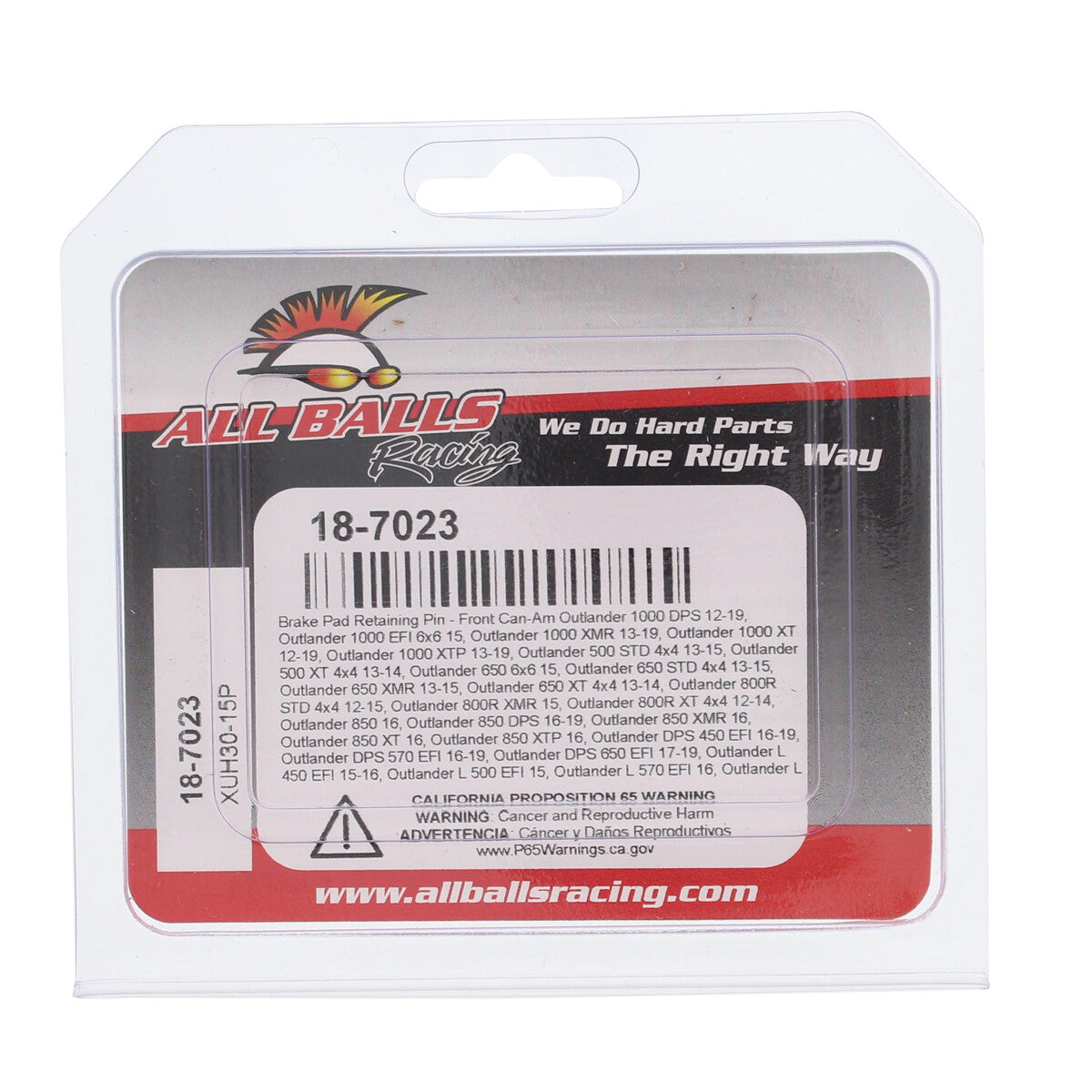 All Balls Brake Pad Pin Kit — MPN 18-7023