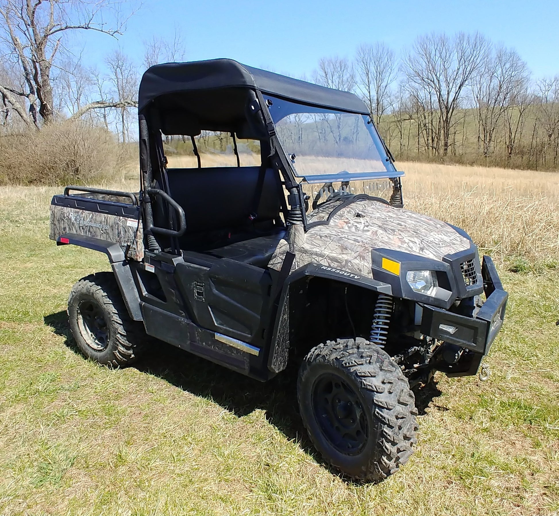 3 Star UTV Bad Boy Bandit 550/750 - Soft Top (BADBOY-TCA-BLK) - 3 Star UTV