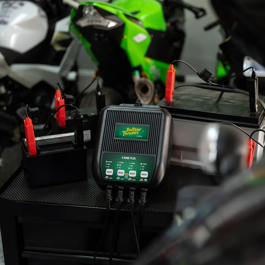 Battery Tender® 4-Bank 12V 1.25 Amp Battery Charger and Maintainer