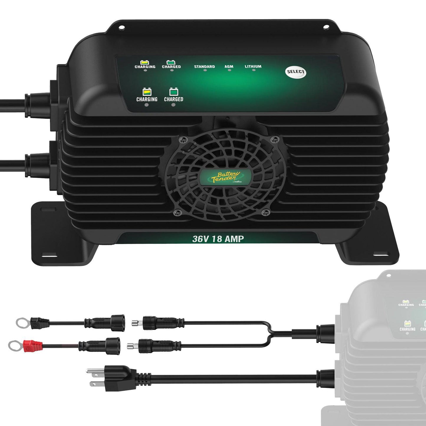 PowerPlus 36V 18 Amp Battery Charger and Maintainer