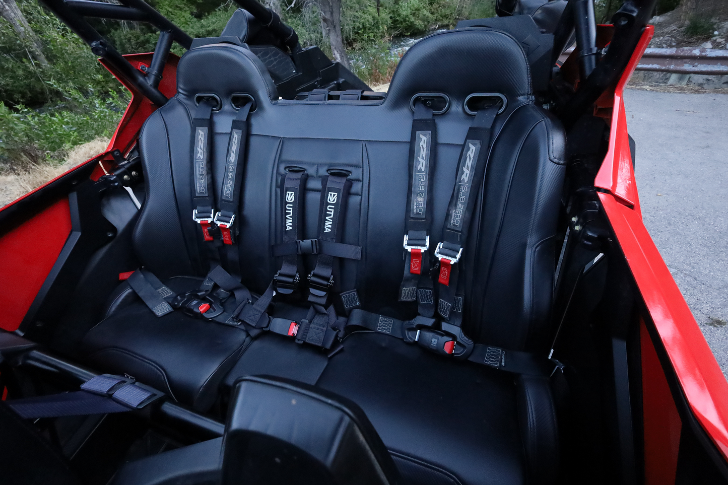 RZR PRO R Rear Bench Seat W Harnesses (2025+)