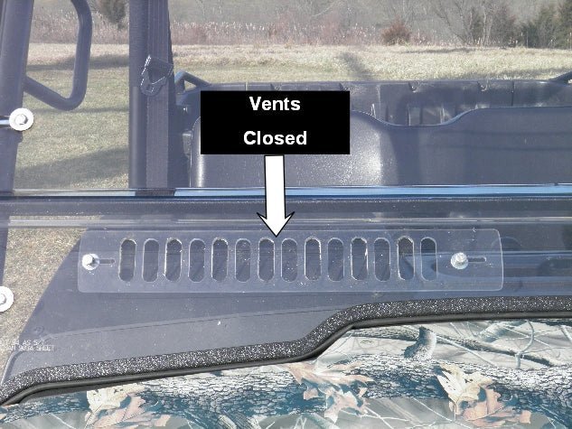 Bison 400U/200U/200P - 2-Pc Scratch-Resistant Windshield