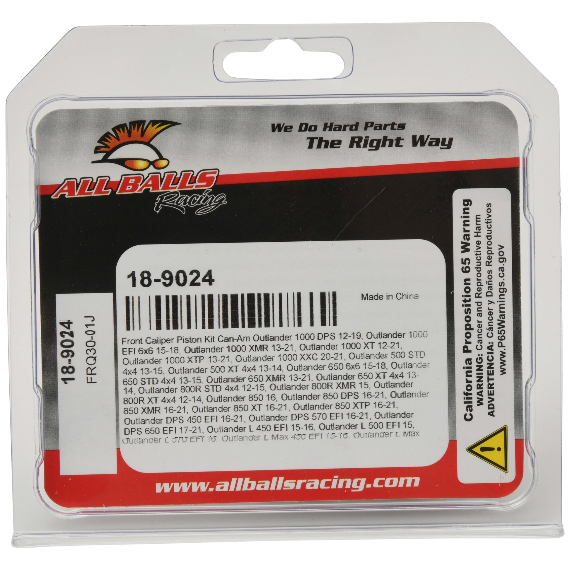 All Balls Brake Caliper Piston Kit — MPN 18-9024