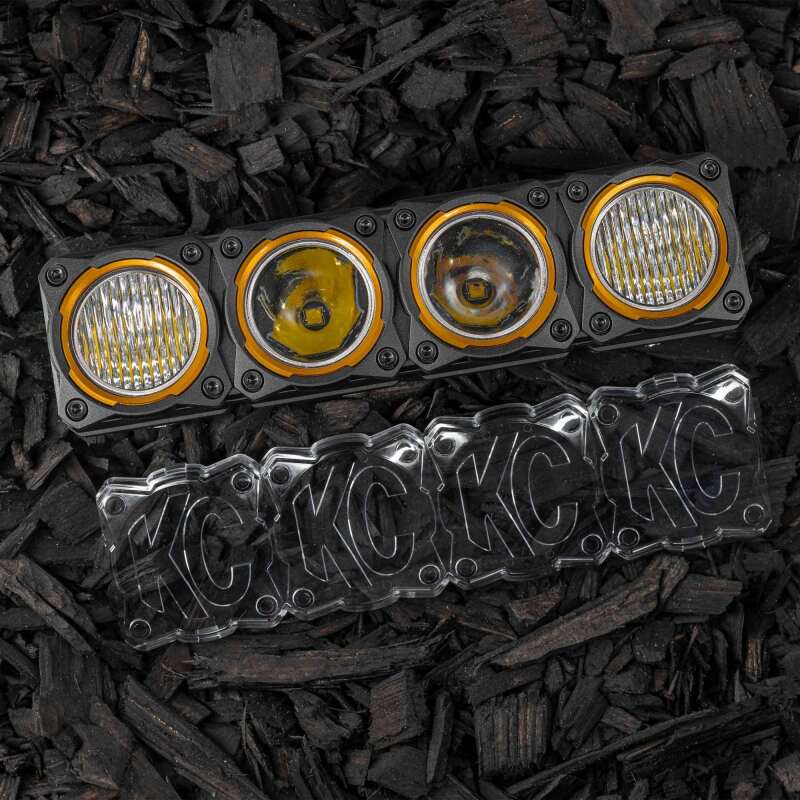 KC HiLiTES FLEX ERA LED Light Bar 10in. Light Shield - Clear (SHIELD ONLY)