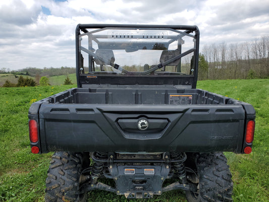 Can-Am Defender Max 4 - 1 Pc Lexan Back Panel (CAMDX4-LBK-CLR) - 3 Star UTV