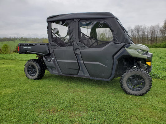 Can-Am Defender Max 4 - Door/Rear Window Combo (CAMDX4-DRH-BLK) - 3 Star UTV