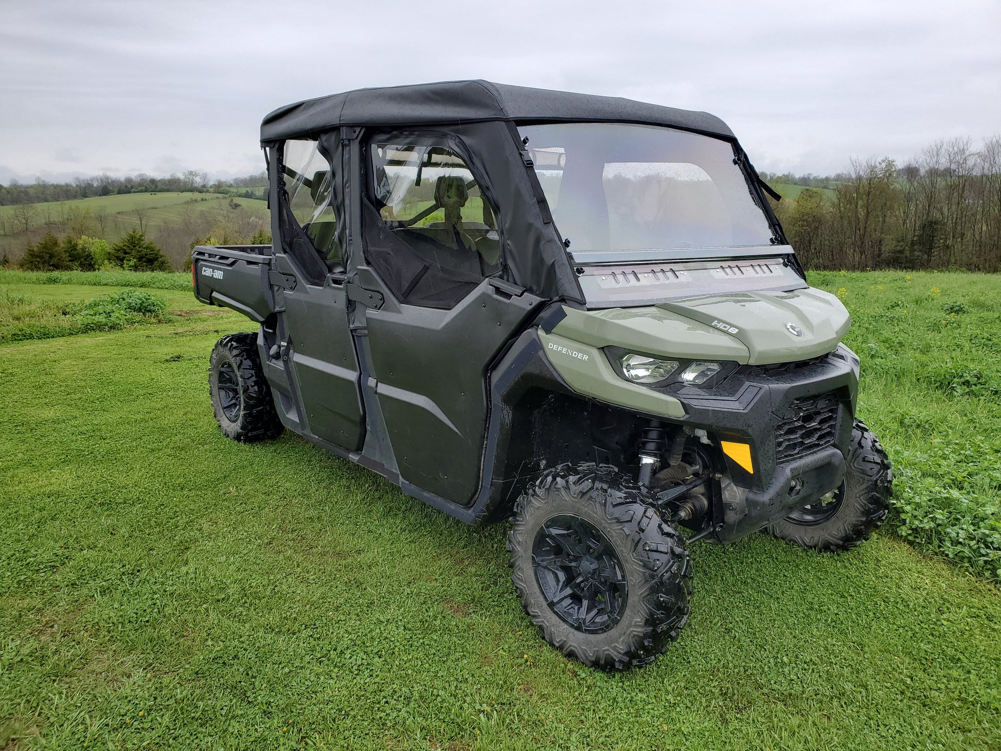 Can-Am Defender Max 4 - Full Cab Enclosure Fo (CAMDX4-FCH-BLK) - 3 Star UTV