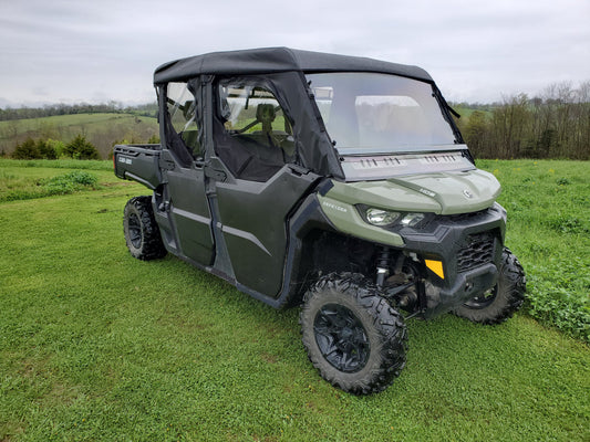 Can-Am Defender Max 4 - Full Cab Enclosure Fo (CAMDX4-FCH-BLK) - 3 Star UTV