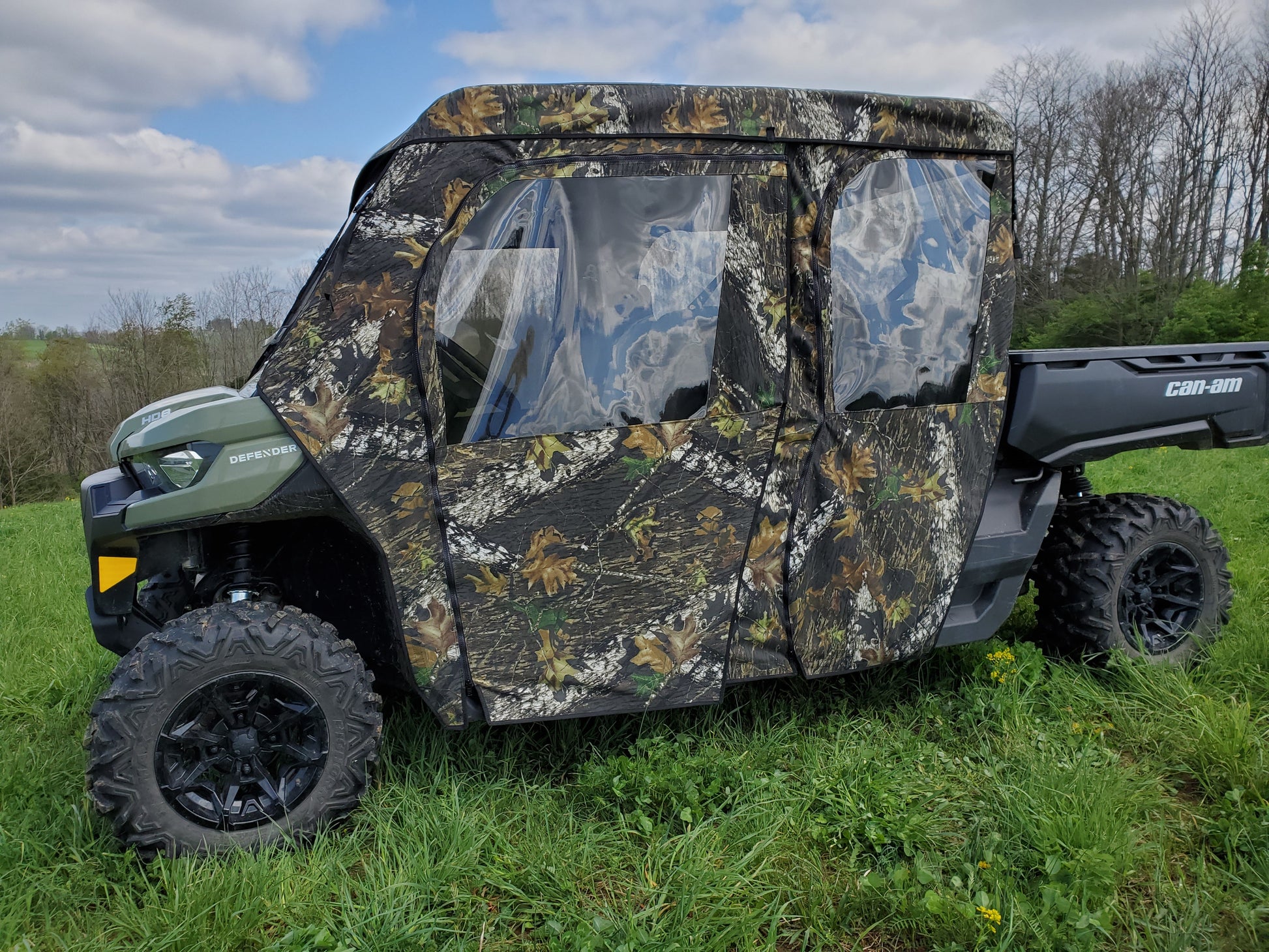 3 Star UTV Can-Am Defender Max 4 - Soft Doors (CAMDX4-DOF-BLK) - 3 Star UTV
