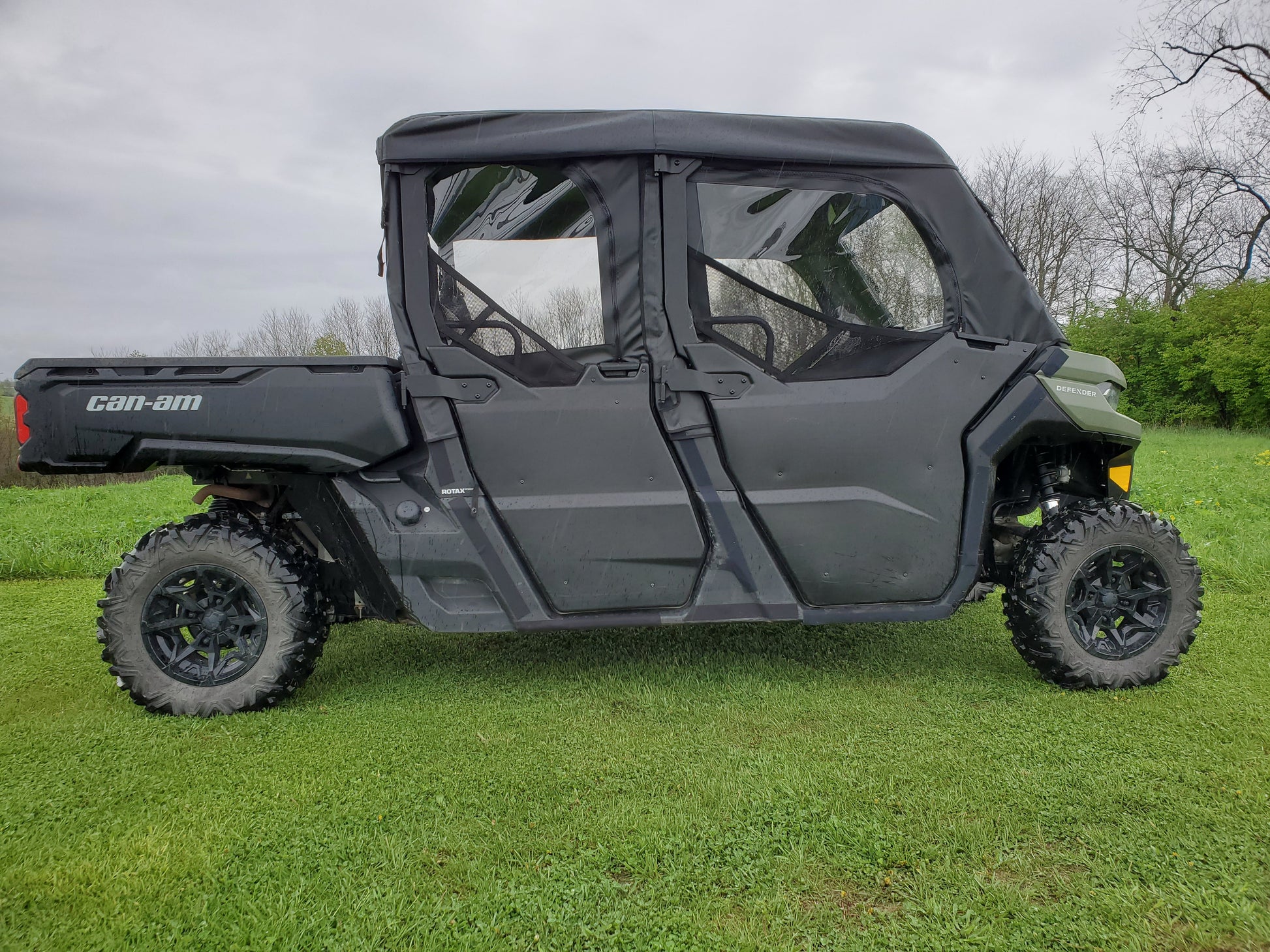 3 Star UTV Can-Am Defender Max 4 - Soft Doors (CAMDX4-DOH-BLK) - 3 Star UTV