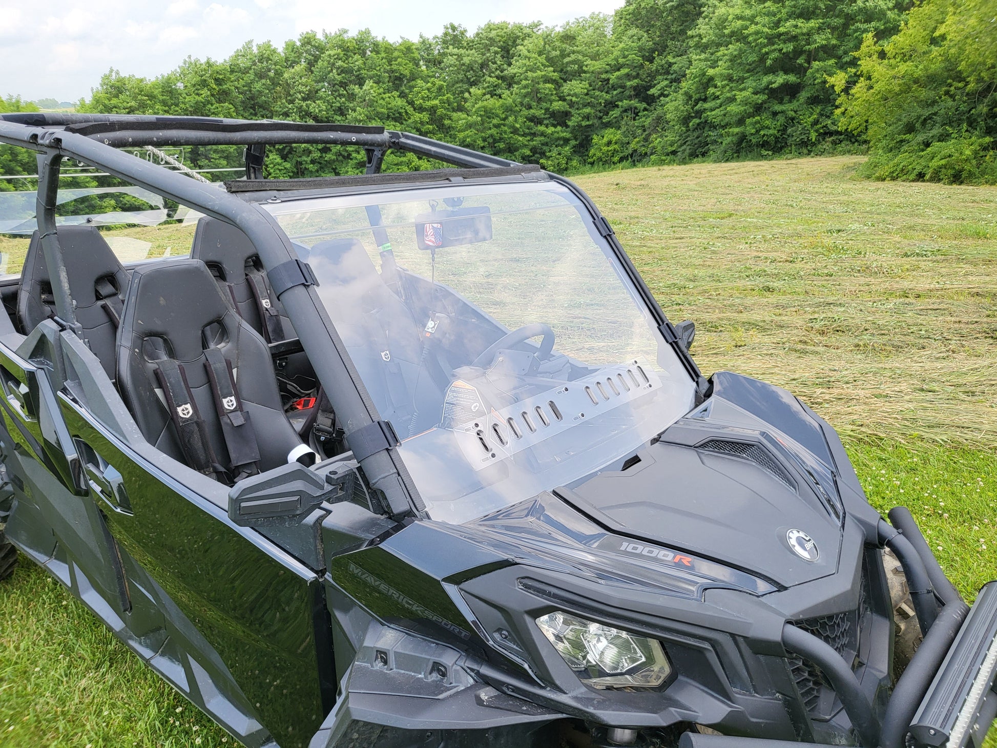 3 Star UTV Can-Am Maverick Sport Max - 1 Pc Windshield w/Hard... - 3 Star UTV