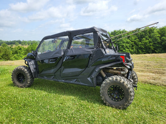 Can-Am Maverick Sport Max - Door/Rear Window (CAMMS4-DRH-BLK) - 3 Star UTV