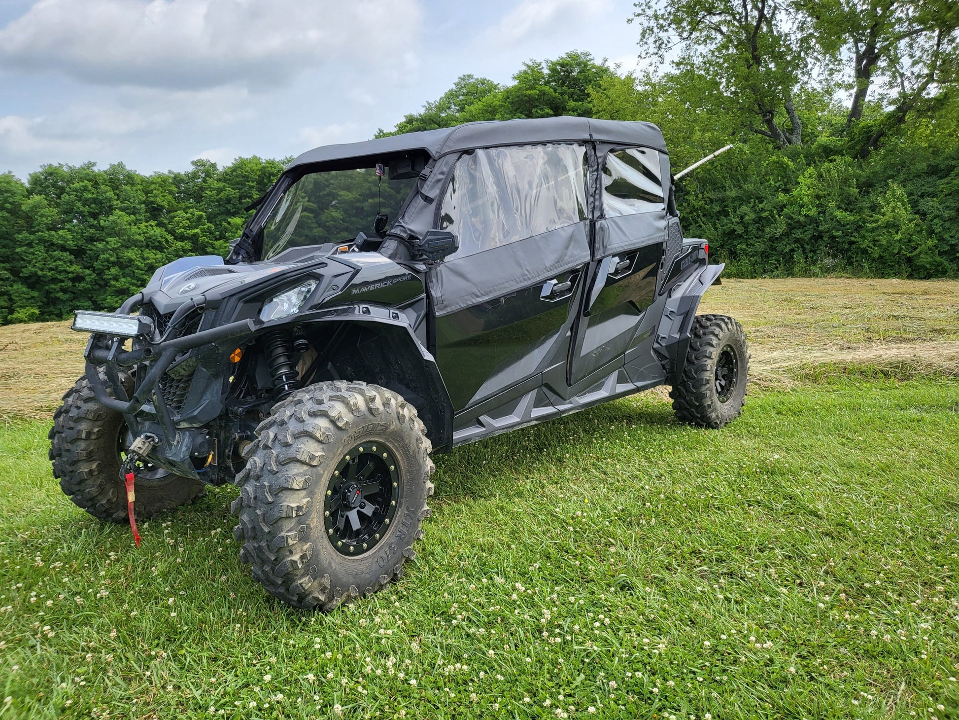 Can-Am Maverick Sport Max - Full Cab Enclosur (CAMMS4-FCH-BLK) - 3 Star UTV
