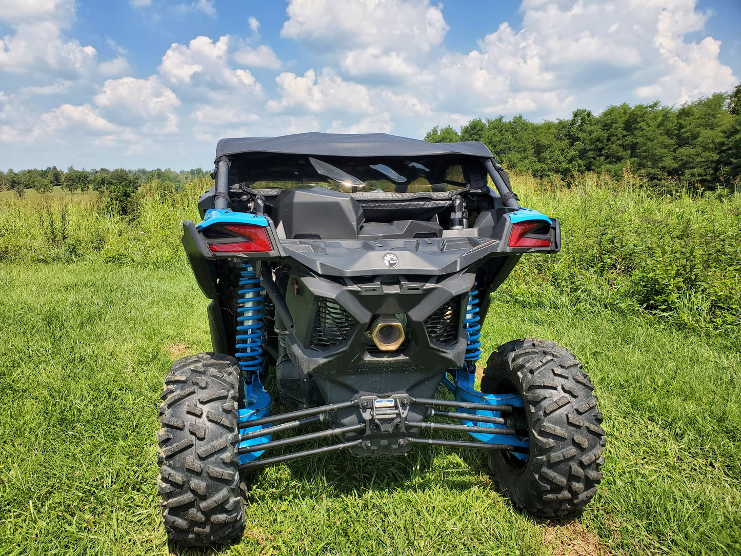 Can-Am Maverick X3 Max - Soft Back Panel (CAMMX4-BCK-BLK) - 3 Star UTV