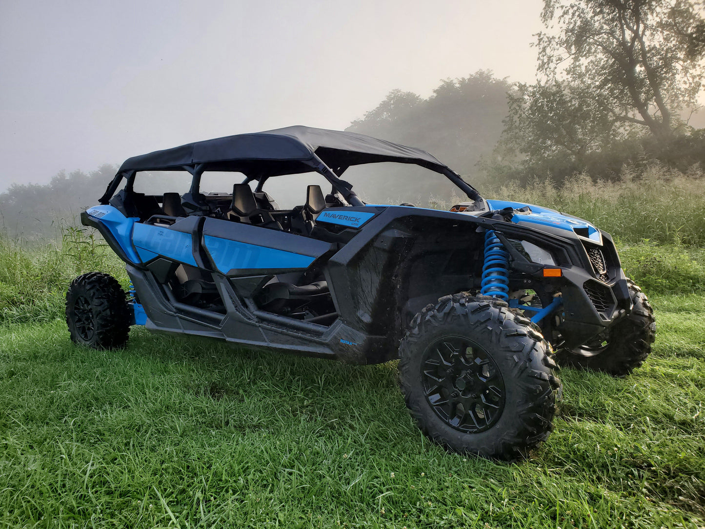 Can-Am Maverick X3 Max - Soft Top for Hard Wi (CAMMX4-TCF-BLK) - 3 Star UTV