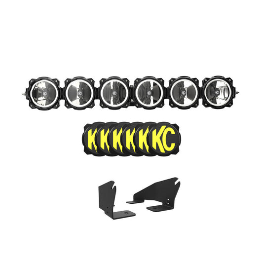 KC Gravity Pro6 39" LED Light Bar - Polaris RZR Pro R Overhead Kit