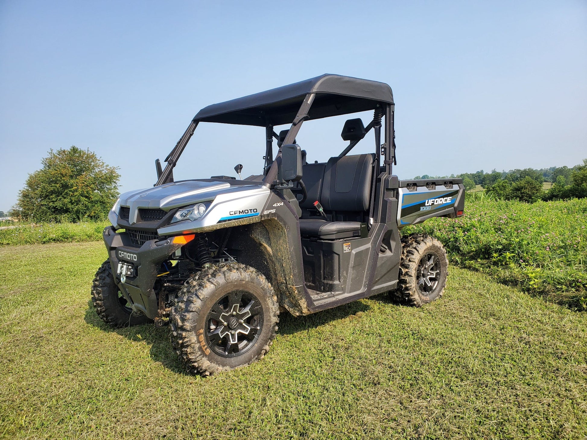 CFMoto UForce 1000 - Soft Top Enclosure (CFMU10-TCA-BLK) - 3 Star UTV