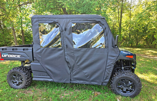 CFMoto UForce 800XL - Full Door (Front & Rear (CFMU8X-DRF-BLK) - 3 Star UTV