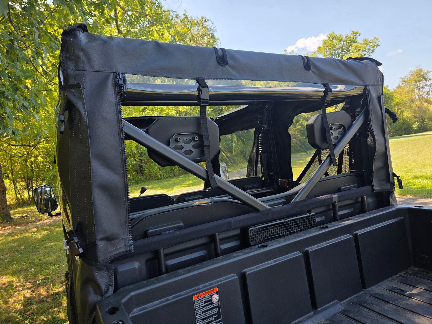 CFMoto UForce 800XL - Heavy-Duty Canvas Back Panel