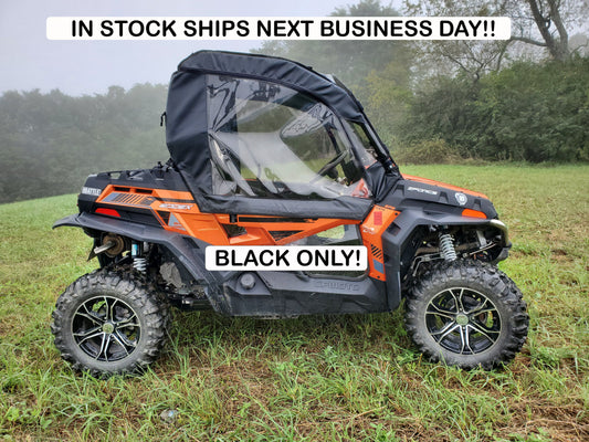 CFMoto ZForce 500/800/1000 - Soft Doors (CFMMZ8-DOH-BLK) - 3 Star UTV