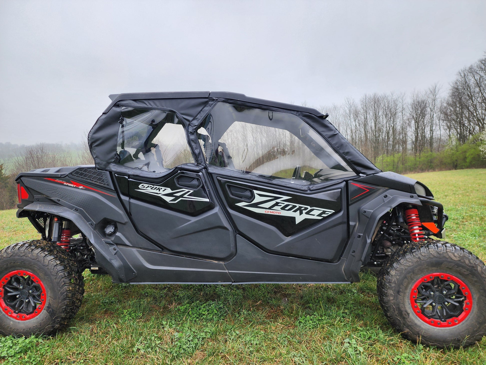3 Star UTV CFMoto ZForce Sport 4 - Soft Upper Doors - 3 Star UTV