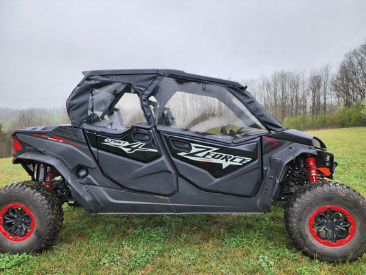 3 Star UTV CFMoto ZForce Sport 4 - Soft Upper Doors - 3 Star UTV
