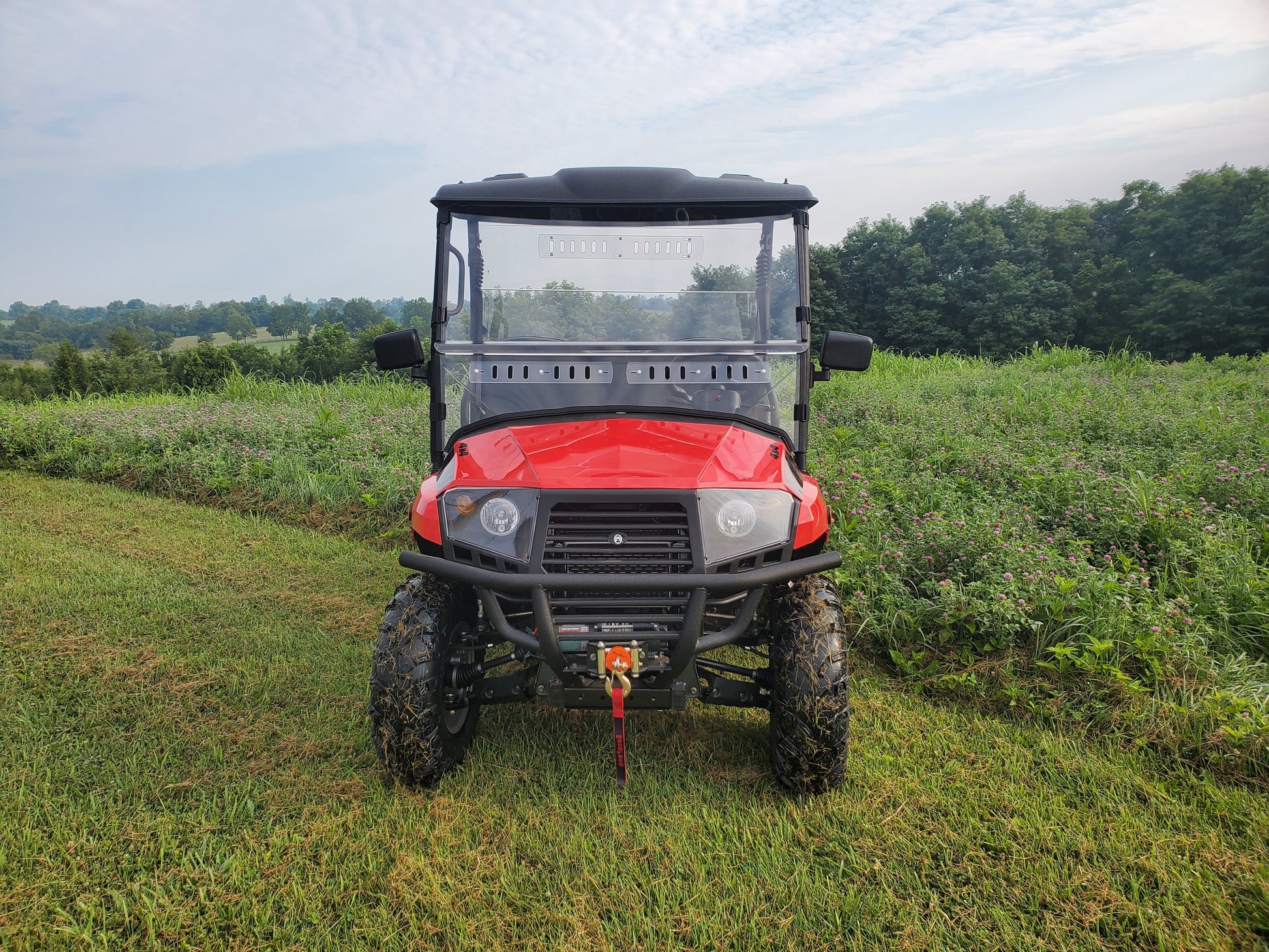 3 Star UTV Coleman UT400/HiSun HS 400 - 2 Pc Windshield w/Clam... - 3 Star UTV